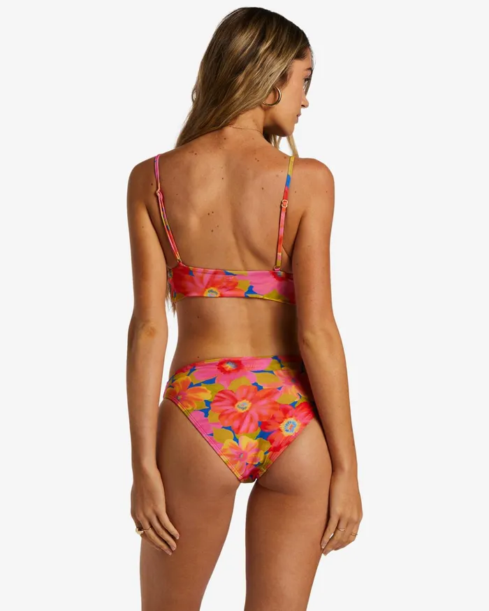 Billabong Sunny Coast V Neck Cami Bikini Top Multi Women Bikinis Billabong Sunny Coast V Neck Cami Bikini Top Multi Women Bikinis