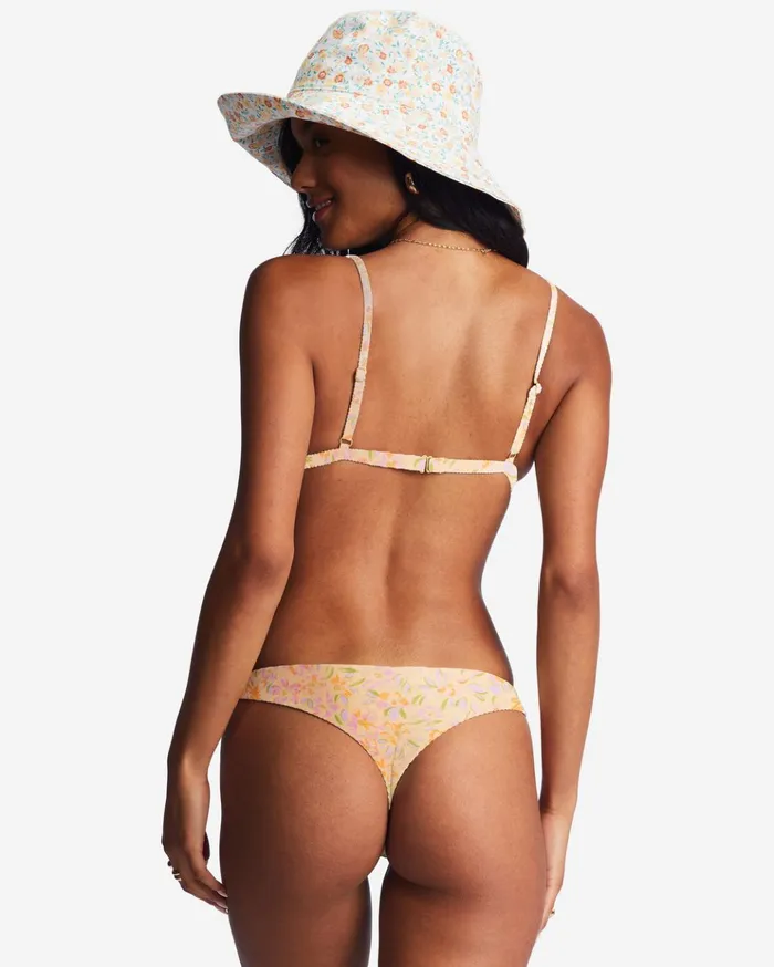 Billabong Sweet Oasis Tanga Bikini Bottoms Washed Nectar Women Bikinis