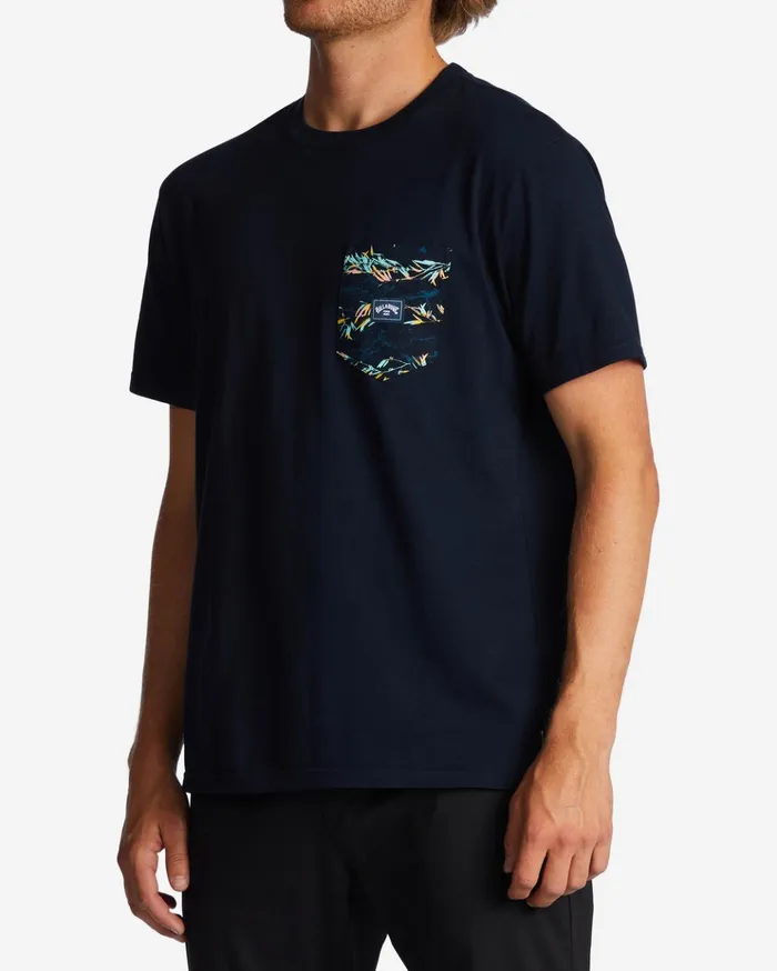 Billabong Team Pocket Pocket TShirt Navy Men TShirts Billabong Team Pocket Pocket TShirt Navy Men TShirts