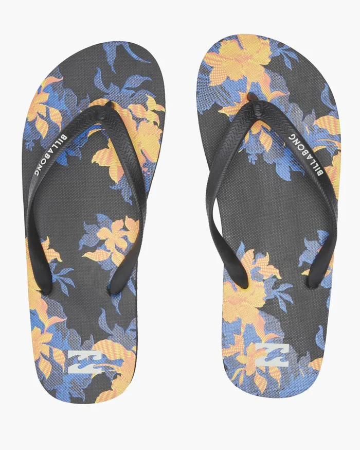 Billabong Tides SlipOn Sandals Neon Night Men Flip Flops