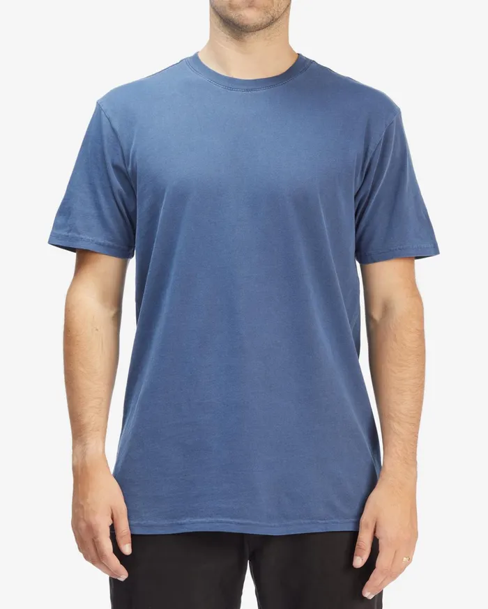 Billabong Wave Washed Short Sleeve TShirt Navy Men TShirts
