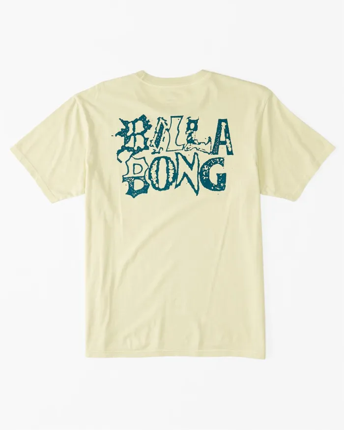 Billabong Worded TShirt Light Lime Men TShirts Billabong Worded TShirt Light Lime Men TShirts