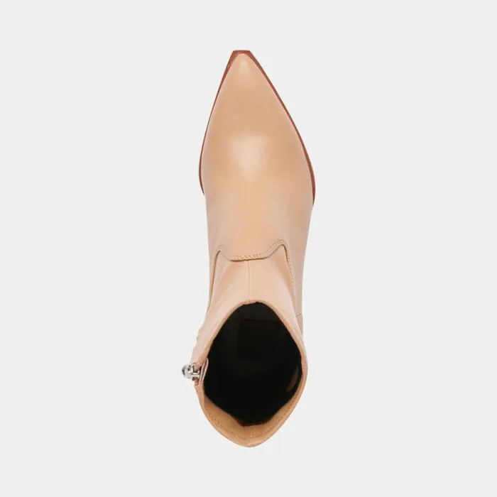 Boots and Booties Shop Dolce Vita Arya Tan Stella Boots Rich Leather Tan Stella Boots With Skinny Heel Tan Stella