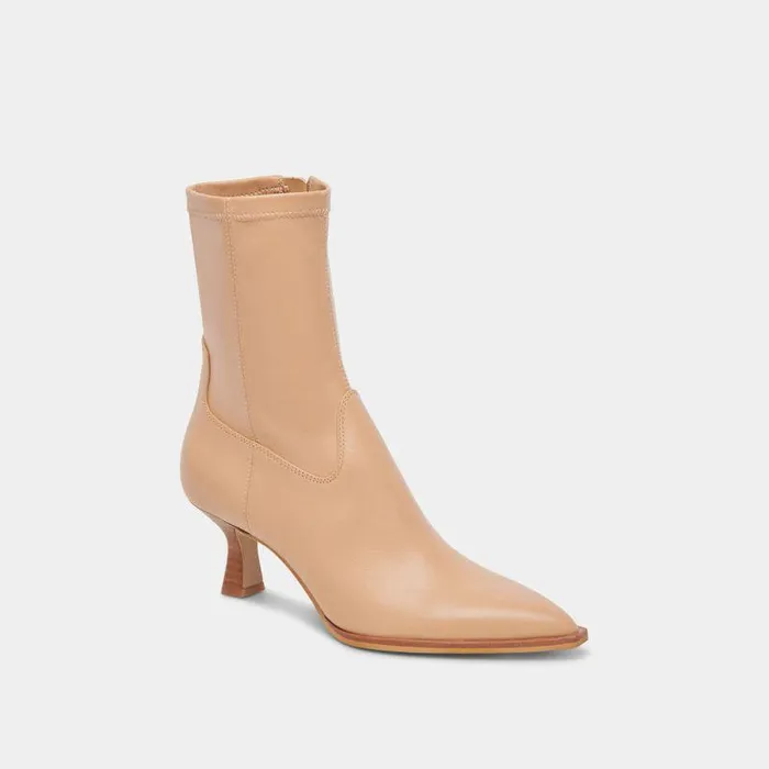 Boots and Booties Shop Dolce Vita Arya Tan Stella Boots Rich Leather Tan Stella Boots With Skinny Heel Tan Stella