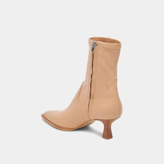 Boots and Booties Shop Dolce Vita Arya Tan Stella Boots Rich Leather Tan Stella Boots With Skinny Heel Tan Stella