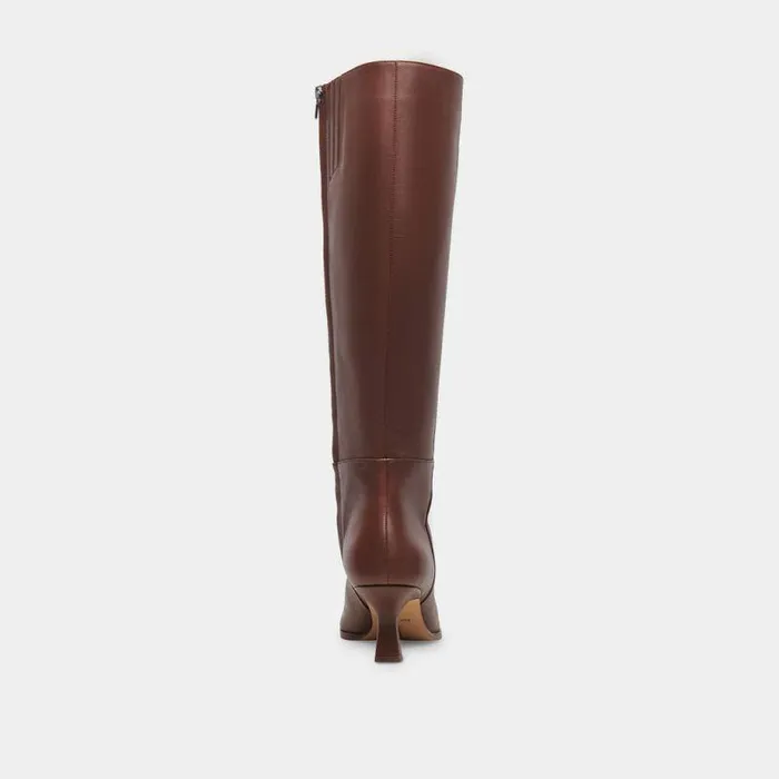 Boots and Booties Shop Dolce Vita Auggie Wide Calf Boots Chocolate Leather Chocolate Leather