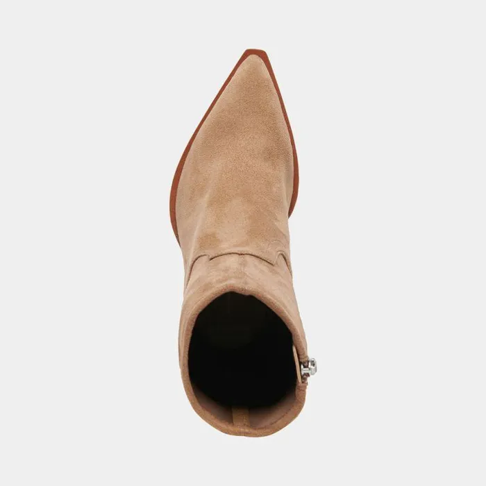 Boots and Booties Shop Dolce Vita Boyd Boots Truffle Stella Suede Women039s Minimalist Booties Truffle Stella Suede