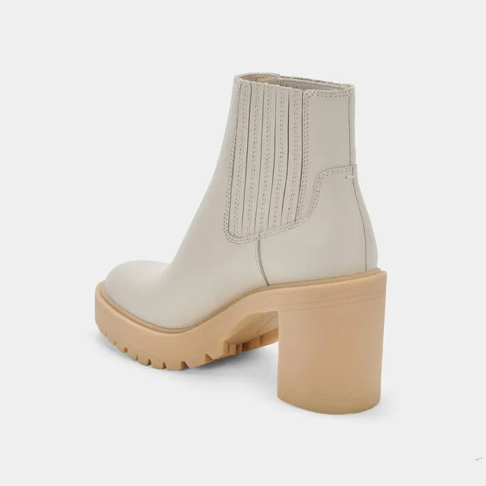 Boots and Booties Shop Dolce Vita Caster H2o Booties Ivory Leather Ivory Leather
