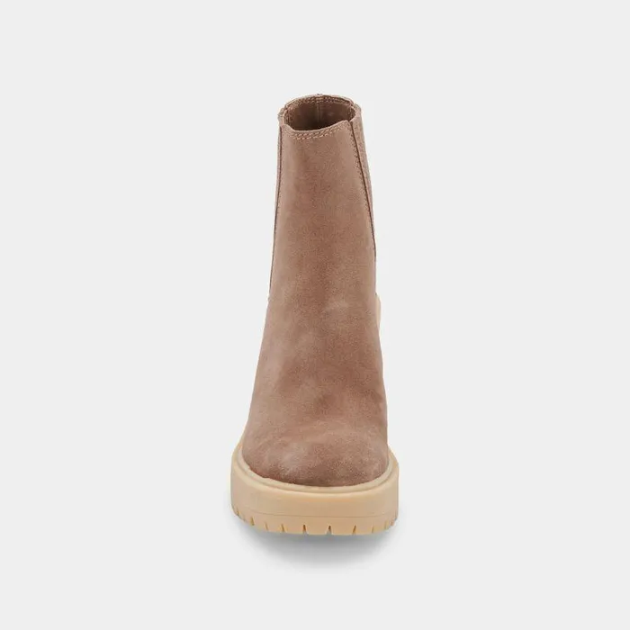 Boots and Booties Shop Dolce Vita Caster H2o Booties Mushroom Suede Mushroom