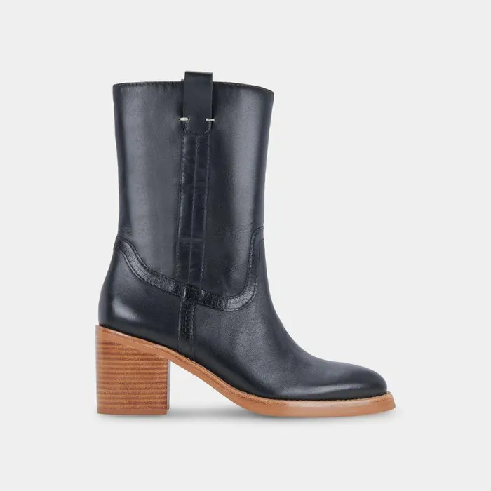 Boots and Booties Shop Dolce Vita Colete Boots Black Leather Black Leather