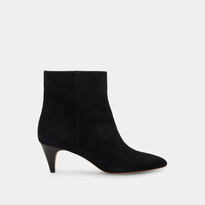 Boots and Booties Shop Dolce Vita Dee Wide Booties Nero Suede Women039s Booties With Kitten Heel Nero Suede