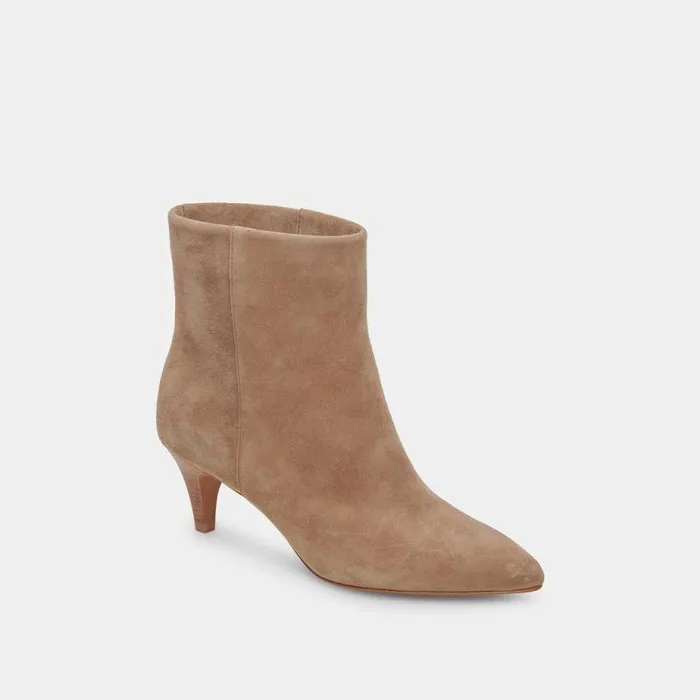 Boots and Booties Shop Dolce Vita Dee Wide Booties Truffle Suede Truffle Suede