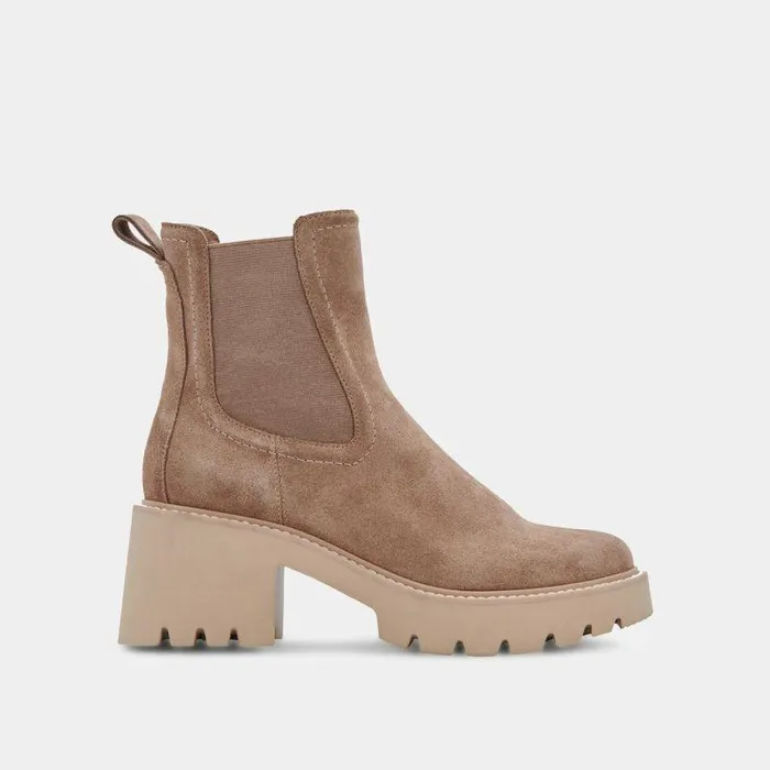 Boots and Booties Shop Dolce Vita Hawk H20 Wide Booties Mushroom Suede Mushroom Suede H2o Boots and Booties Shop Dolce Vita Hawk H20 Wide Booties Mushroom Suede Mushroom Suede H2o