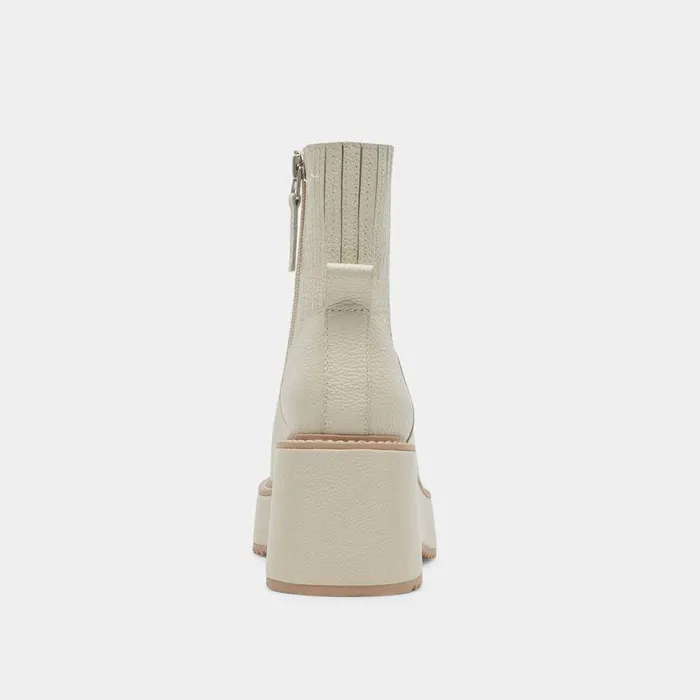 Boots and Booties Shop Dolce Vita Hilde Ivory Leather Boots Women039s Platform Ivory Leather Boots Ivory Leather