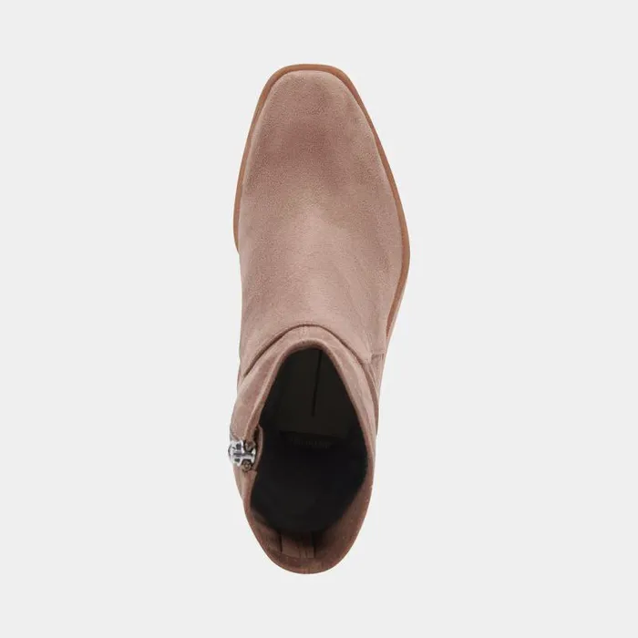 Boots and Booties Shop Dolce Vita Indiga Booties Truffle Stella Suede Truffle Stella Suede