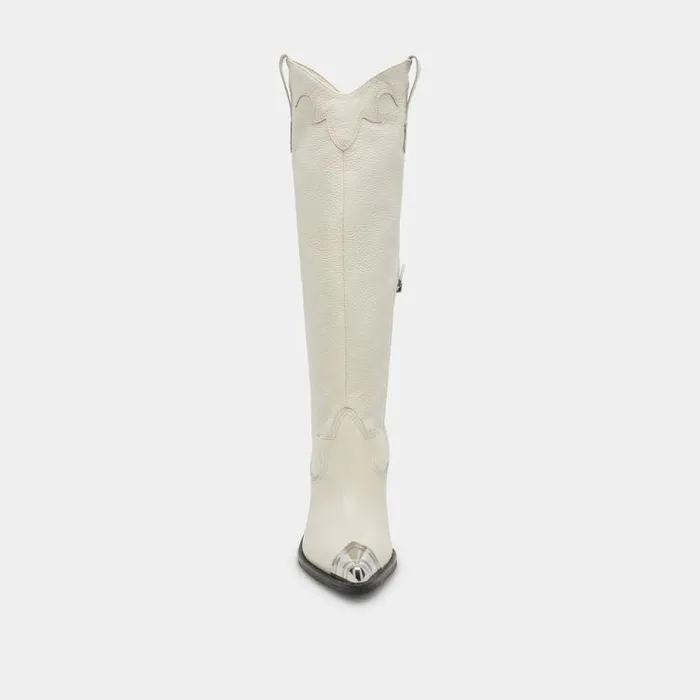 Boots and Booties Shop Dolce Vita Kamryn Boots White Leather Women039s Western White Leather Boots Off White Leather