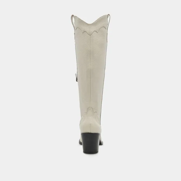 Boots and Booties Shop Dolce Vita Kamryn Boots White Leather Women039s Western White Leather Boots Off White Leather