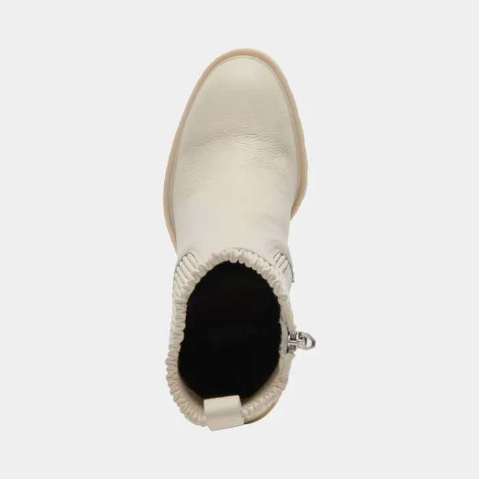Boots and Booties Shop Dolce Vita Marni H2o Boots Ivory Leather Waterproof Ivory Leather Boots Ivory Leather