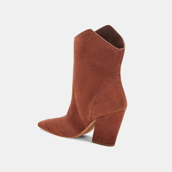 Boots and Booties Shop Dolce Vita Nestly Booties Brandy Suede Brandy Suede
