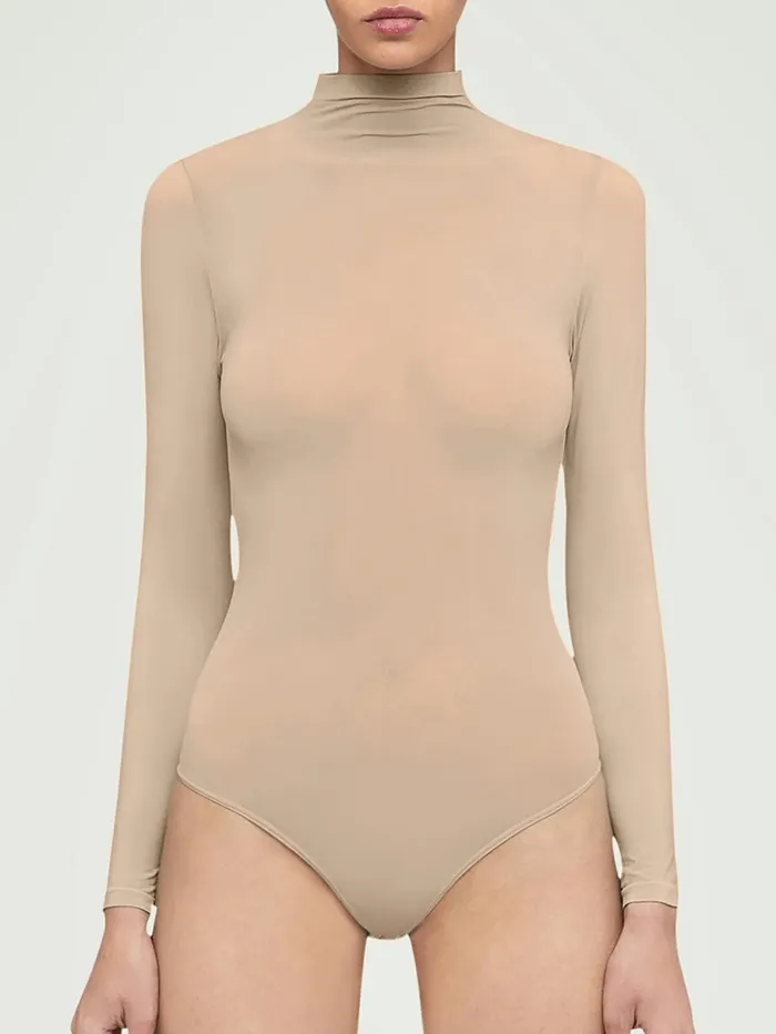 Buenos Aires String Body Cafe Au Lait Women Wolford Longsleeve Shirts