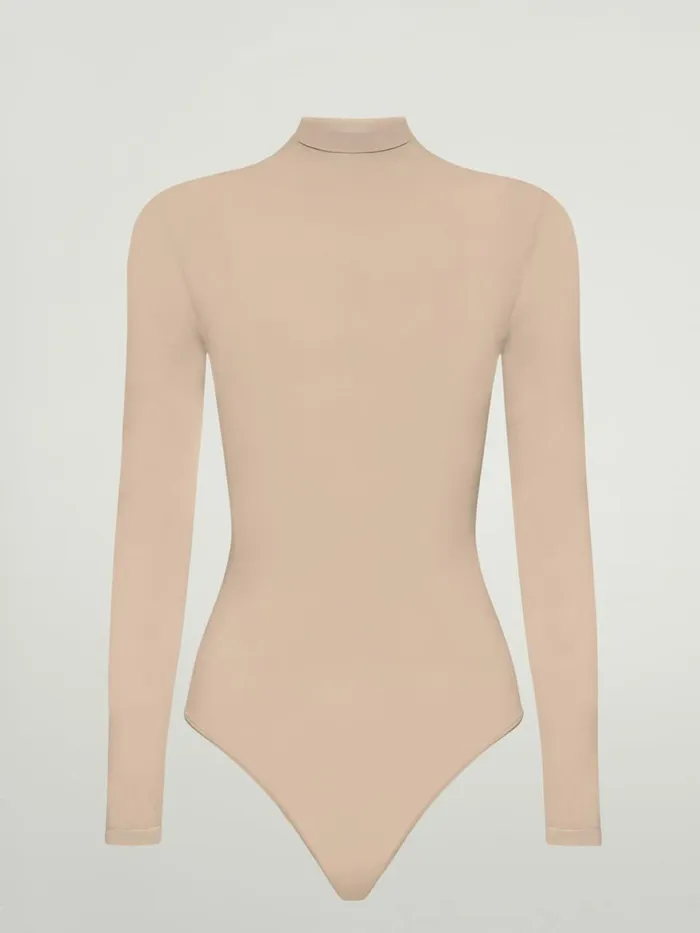 Buenos Aires String Body Cafe Au Lait Women Wolford Longsleeve Shirts