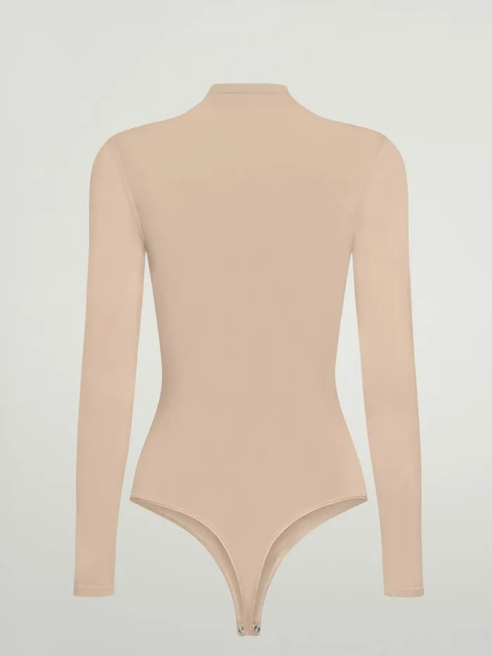 Buenos Aires String Body Cafe Au Lait Women Wolford Longsleeve Shirts