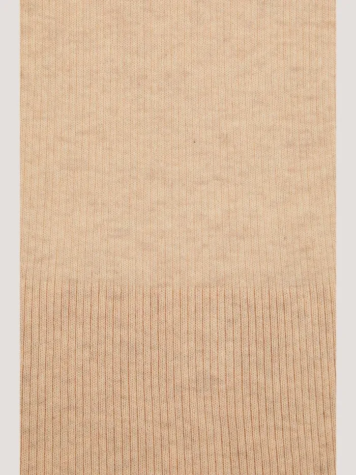 Cashmere Top Short Sleeves Oatmeal Women Wolford Tops