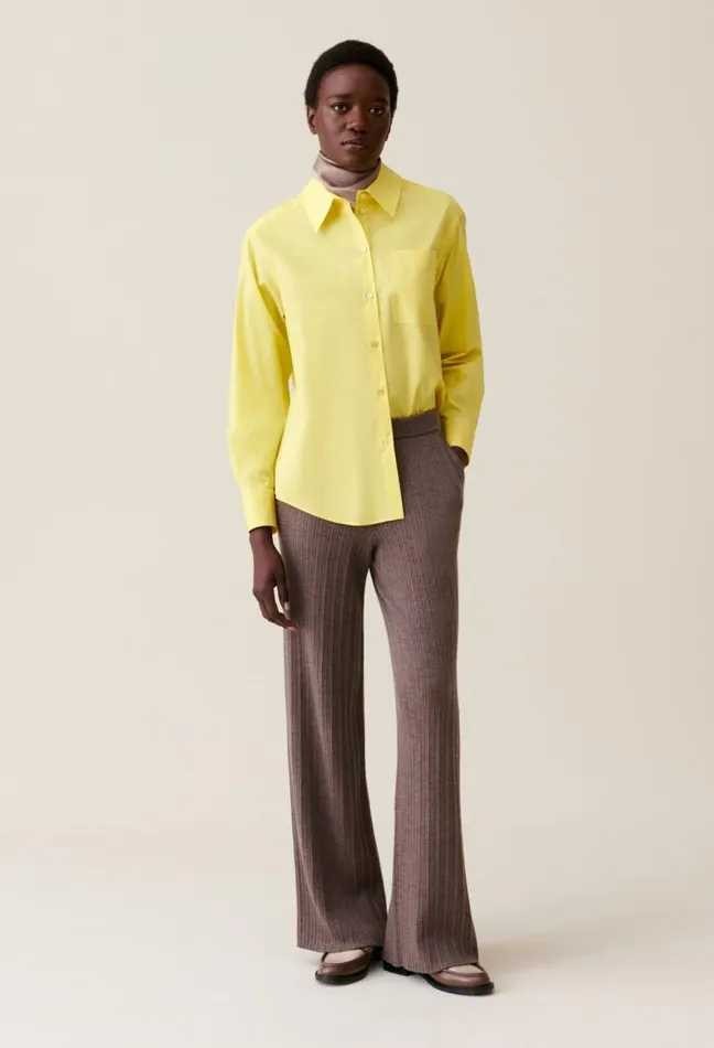 Claudie Pierlot Flared Knit Trousers Clothes Jeans And Trousers