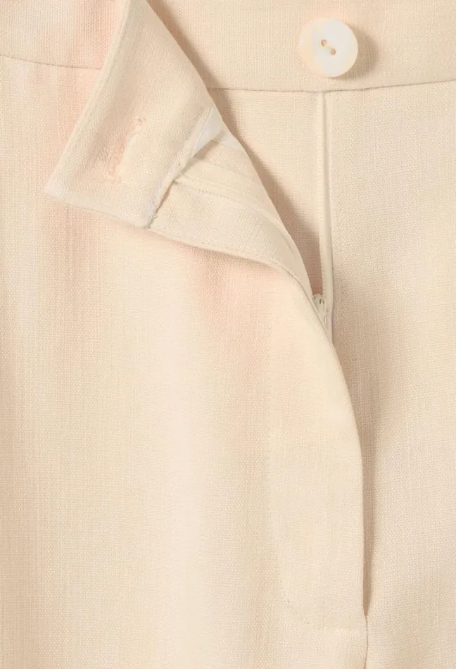 Claudie Pierlot Ivory Tailored Trousers Clothes Jeans And Trousers