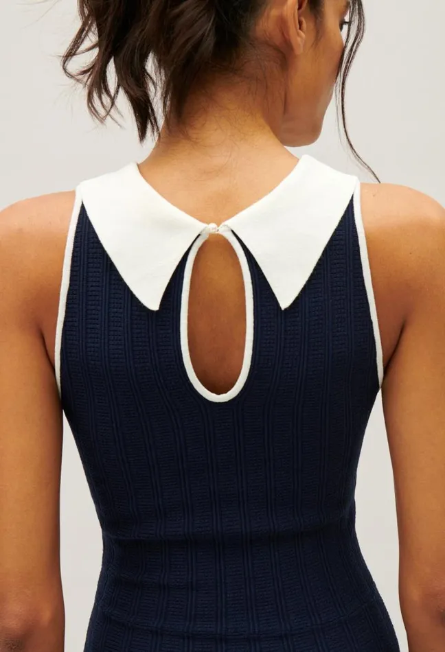 Claudie Pierlot Navy Blue Tennis Dress Clothes Dresses