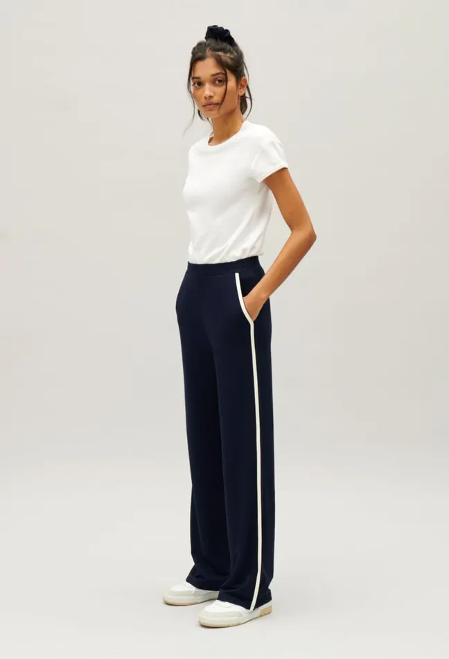 Claudie Pierlot Navy Sports Trousers Clothes Jeans And Trousers