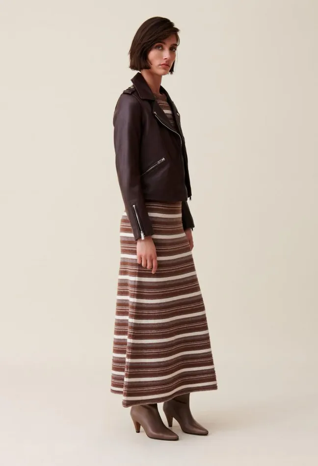 Claudie Pierlot Smooth Leather Jacket Clothes Jackets