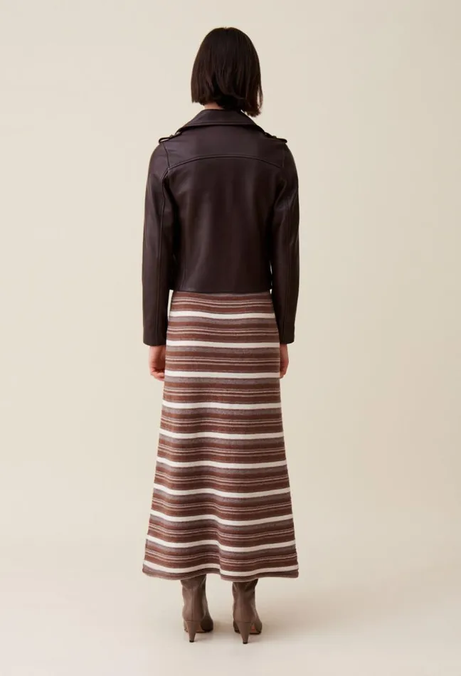 Claudie Pierlot Smooth Leather Jacket Clothes Jackets