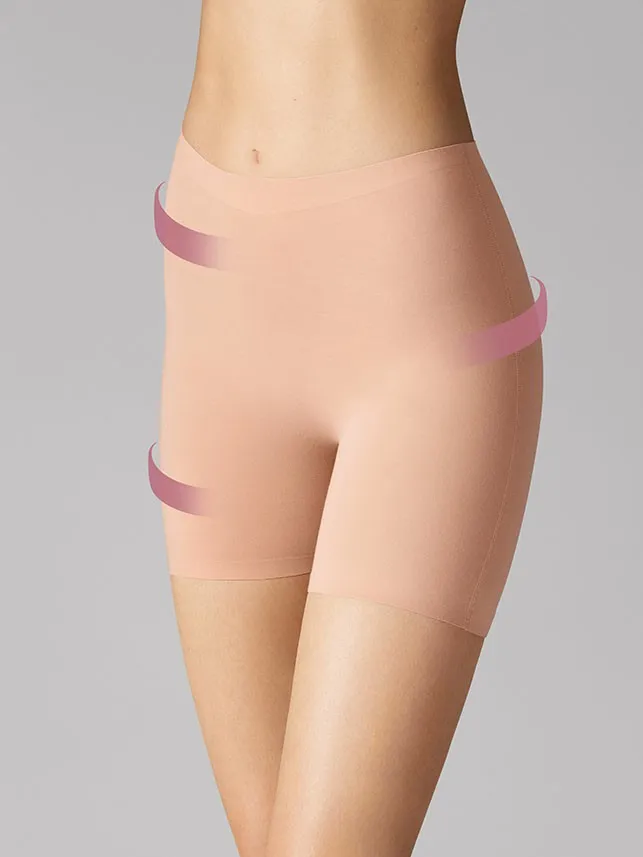 Cotton Contour Control Shorts Rose Tan Women Wolford Panties