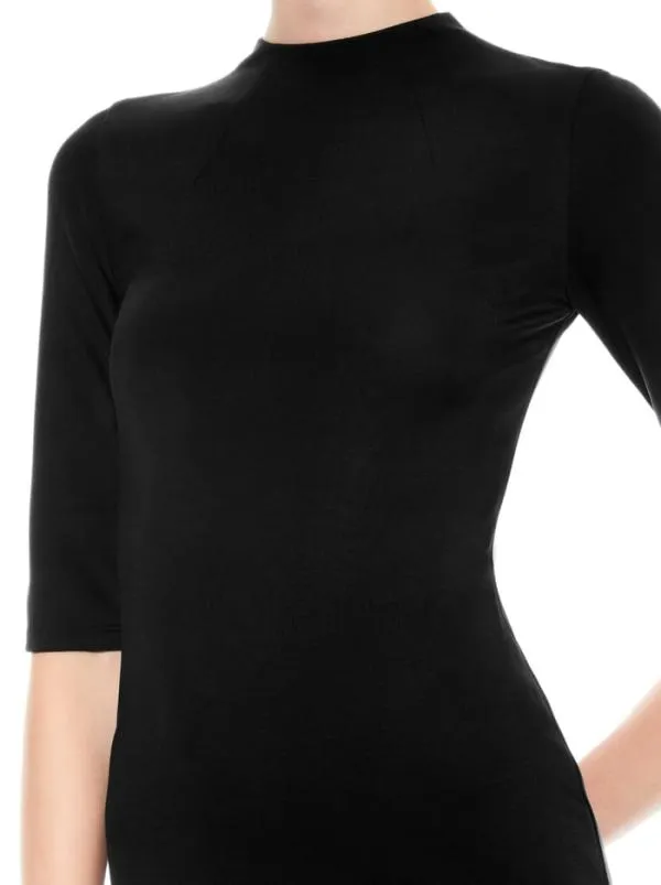 Dresses Women Alice Olivia DELORA FITTED MIDI DRESS Black