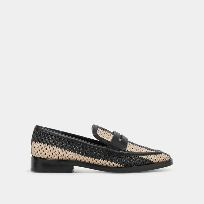 Flats and Loafers Shop Dolce Vita Halley Flats Black Multi Raffia Black Multi Raffia Flats and Loafers Shop Dolce Vita Halley Flats Black Multi Raffia Black Multi Raffia