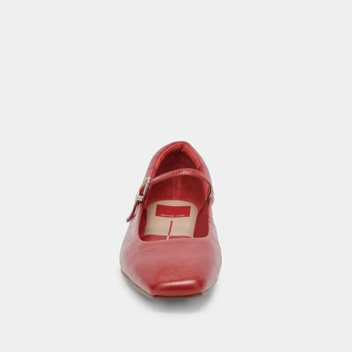 Flats and Loafers Shop Dolce Vita Reyes Ballet Flats Red Crinkle Patent Women039s Red Ballets Red Crinkle Patent