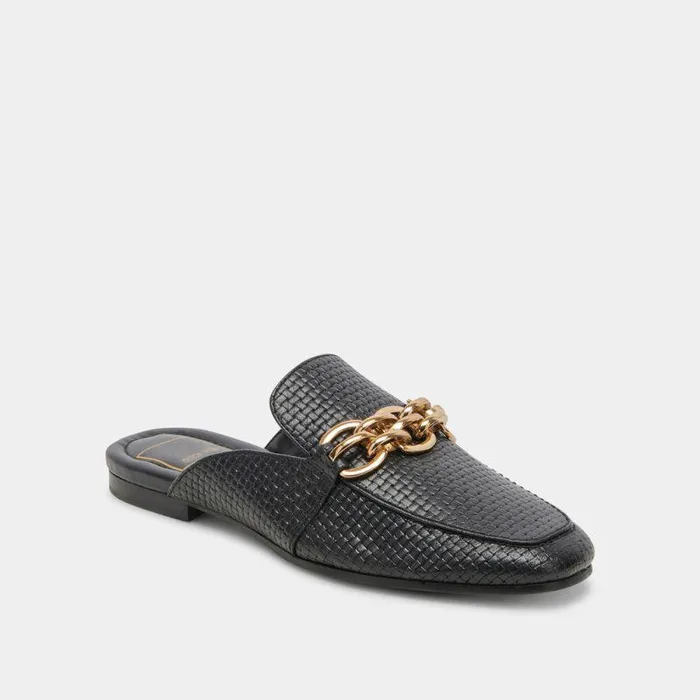 Flats and Loafers Shop Dolce Vita Solina Flats Onyx Woven Onyx Woven