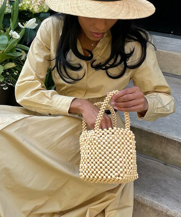 Handbags Shop Dolce Vita Bess Handbag Natural Wood Natural Wood