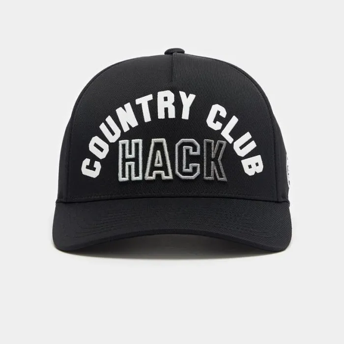 Hats Men GFORE COUNTRY CLUB HACK STRETCH TWILL SNAPBACK HAT Onyx