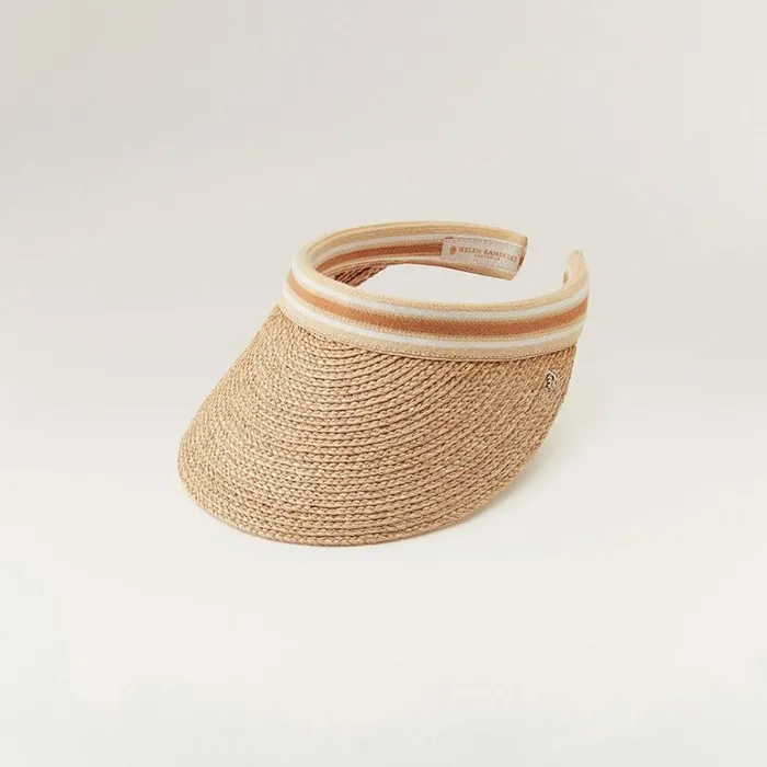 Hats Visors Helen Kaminski Bianca Naturalnougat Stripe
