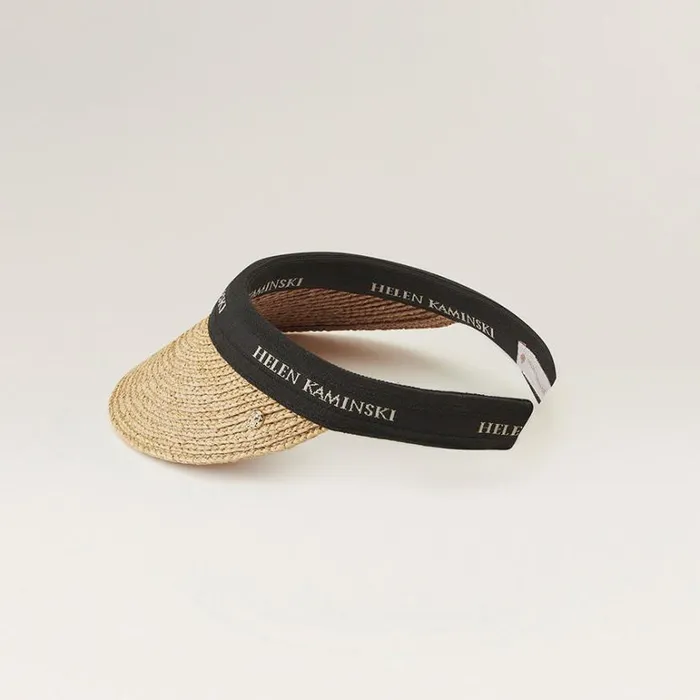 Hats Visors Helen Kaminski Marina Naturalblack Logo