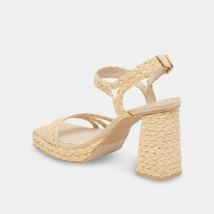 Heels Shop Dolce Vita Alysia Platform Heels Natural Raffia Natural Block Heel Sandals Lt Natural Raffia