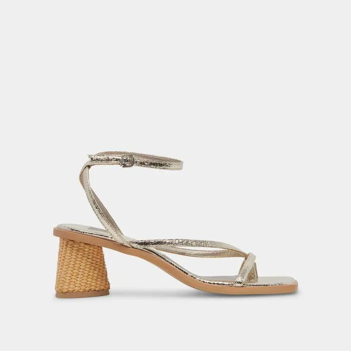 Heels Shop Dolce Vita Banita Sandals Light Gold Crackled Stella Women039s Light Gold Sandals Light Gold Crackled Stella
