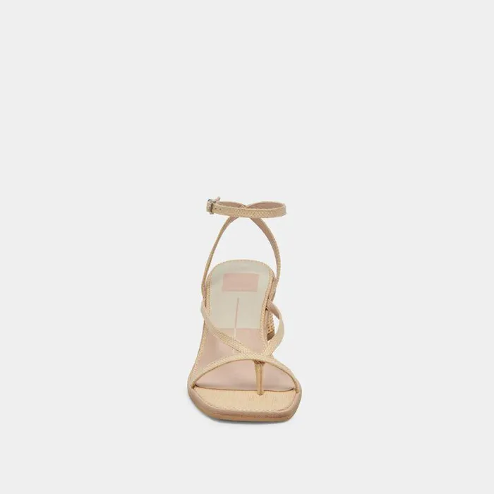 Heels Shop Dolce Vita Banita Sandals Lt Natural Raffia Lt Natural Raffia