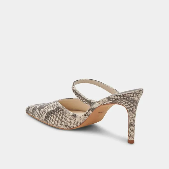 Heels Shop Dolce Vita Kanika Heels Black White Embossed Snake Snake Black White Heels Black White Embossed Snake