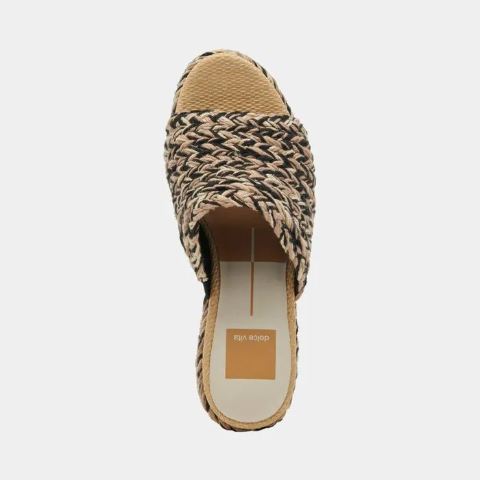 Heels Shop Dolce Vita Lady Heels Black Multi Woven Black Multi Woven