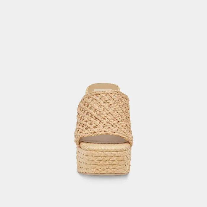 Heels Shop Dolce Vita Lisha Heels Lt Natural Raffia Lt Natural Raffia
