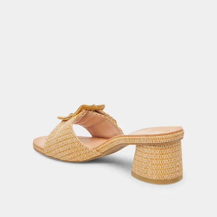 Heels Shop Dolce Vita Lucey Heels Warm Natural Raffia Warm Natural Raffia