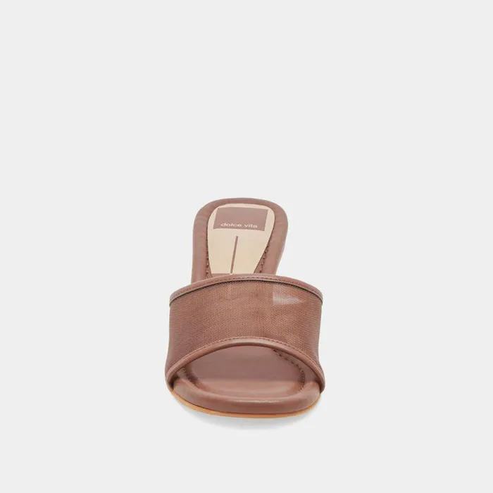 Heels Shop Dolce Vita Meeza Heels Espresso Mesh Espresso Mesh
